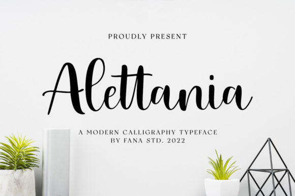 Alettania Font: Elegant Script for Crafters