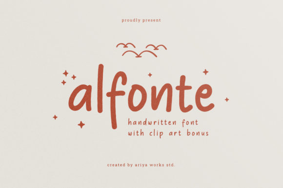 Alfonte: A Script Font for Modern Design