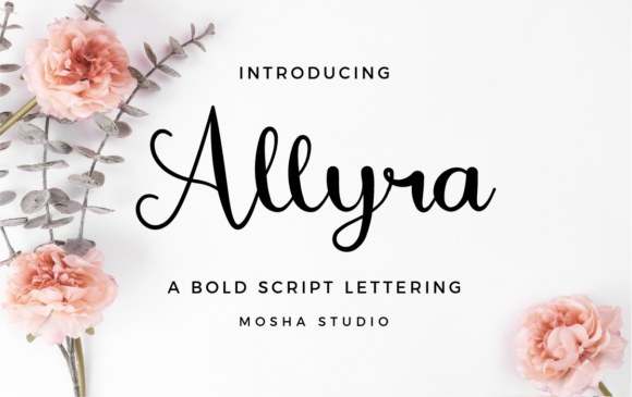 Allyra: A Delicate Script Font