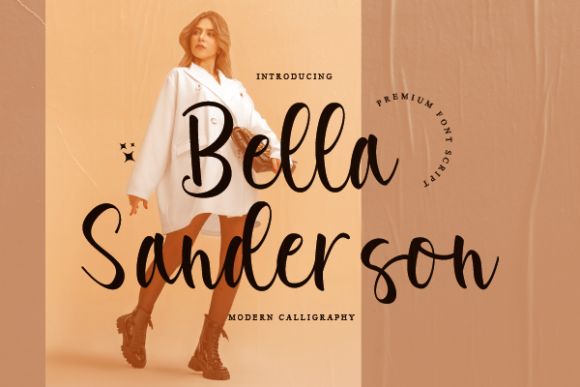 Bella Sanderson Font: Elegant Script for Designers