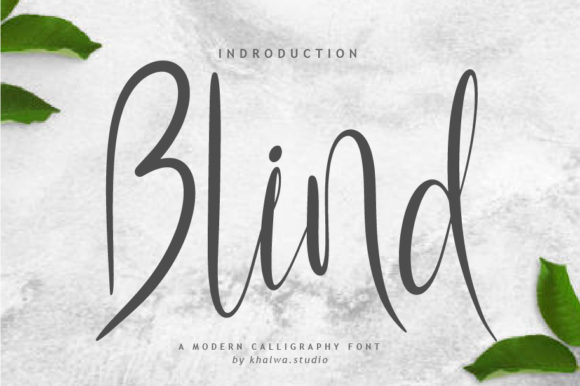 Blind Font: Timeless Handwritten Elegance