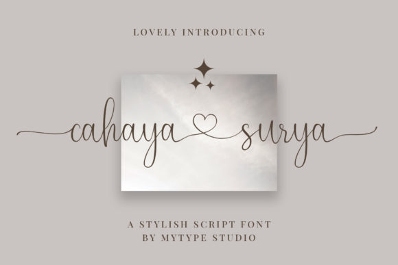Cahaya Surya Font for Elegant Branding