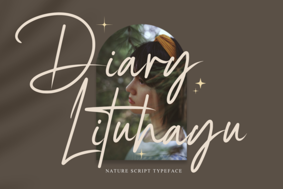 Diary Lituhayu Font for Branding