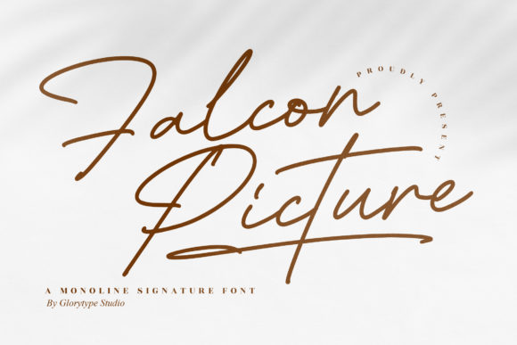 Falcon Picture Font for Business Design
