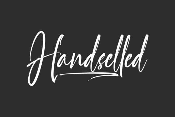 Handselled: A Brushed Script Font for Web Design