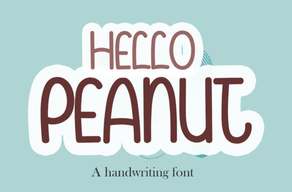 Hello Peanut Font for Business Branding