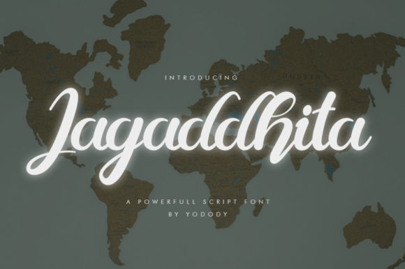 Jagaddhita: A Stylish Script Font