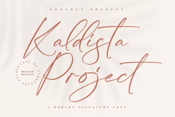 Kaldista Project Font for Business Branding