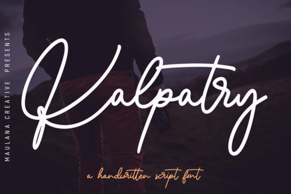 Kalpatry Font: Elegant Script for Design Projects