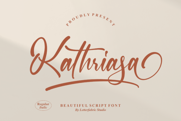 Kathriasa Font for Elegant Design