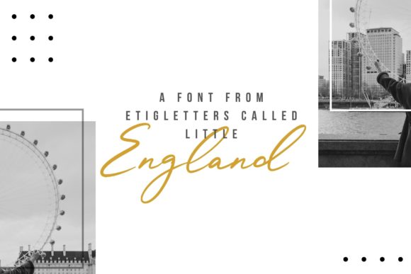 Little England Font for Web Design