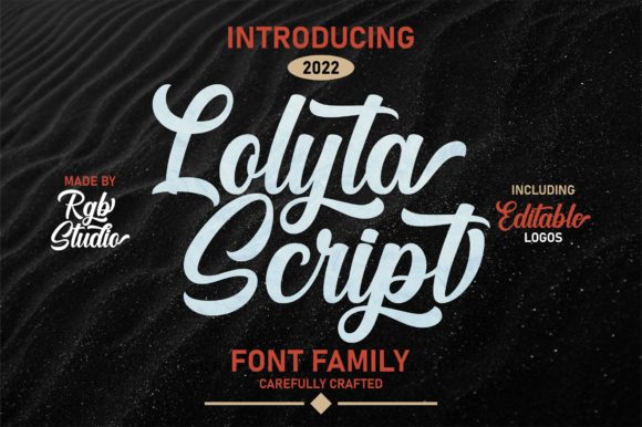 Lolyta: A Script Font for Creative Campaigns