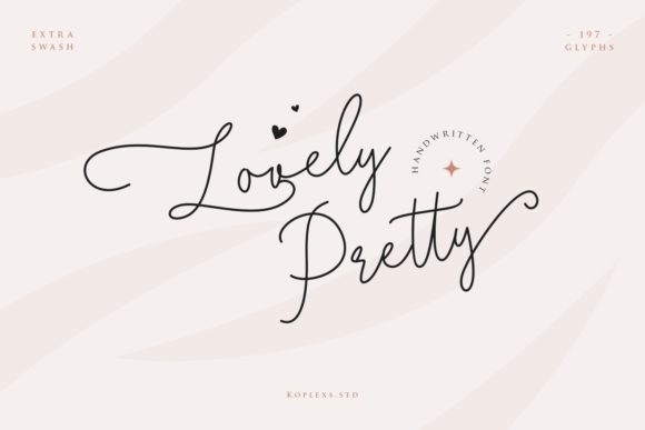 Lovely Pretty Font for Creative Campaigns