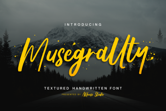 Musegrallty Font for Web Design