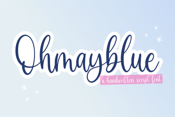 Ohmayblue: A Stylish Script Font
