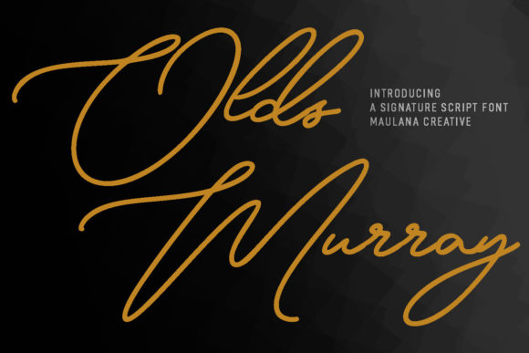 Olds Murray Font Review