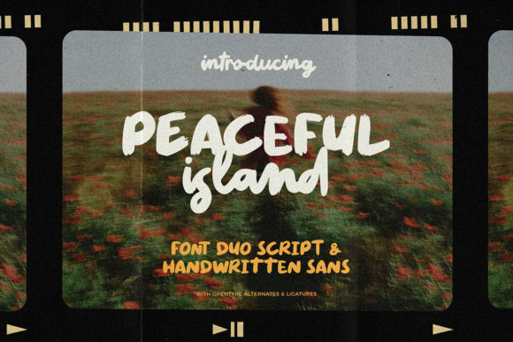 Peaceful Island Font for Creative Projects