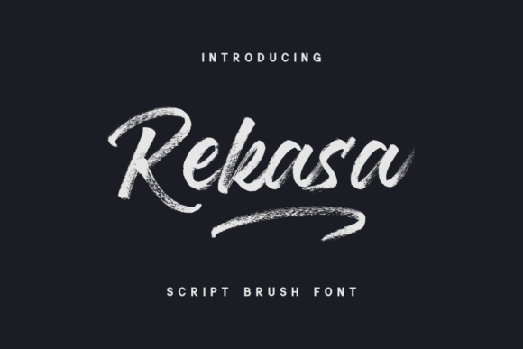 Rekasa: A Script Font for Web Design