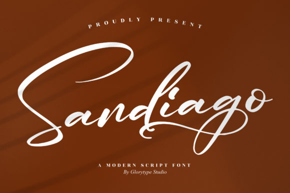 Sandiago – Modern Script Font