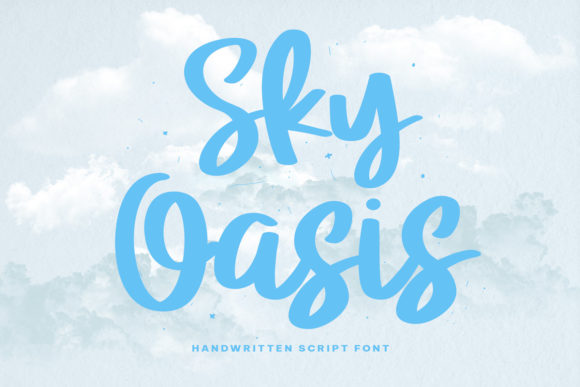Sky Oasis Font for Web Design