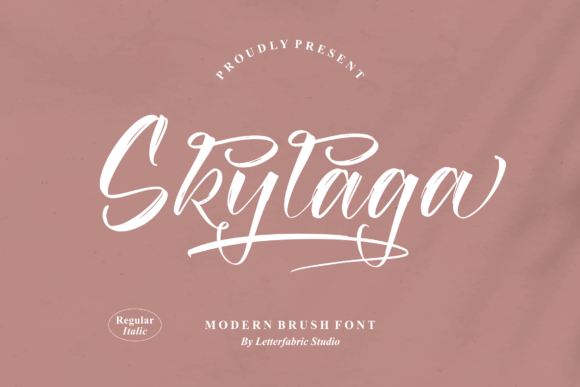 Skylaga: A Delicate Script Font for Branding