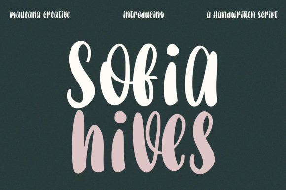 Sofia Hives Font Review