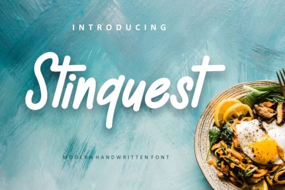 Stinquest Font: Vintage Script for Creative Brands