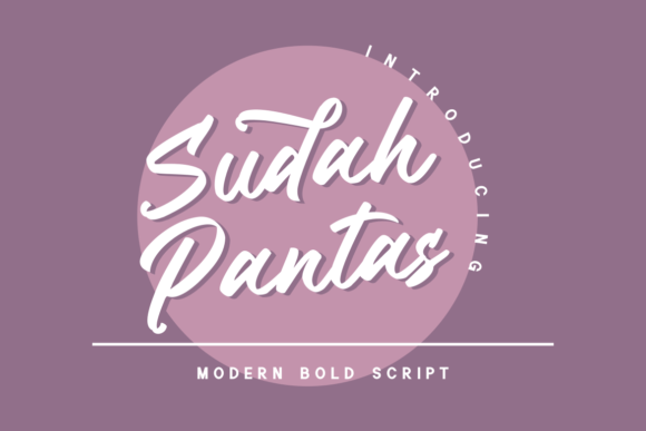 Sudah Pantas Font for Creative Projects